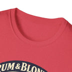 Rum & Blonds Vintage Pinup T-Shirt — 'Good Decisions Not Included' Beach Tee