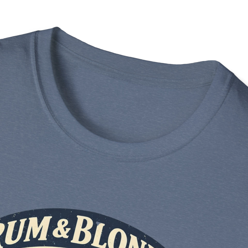 Rum & Blonds Vintage Pinup T-Shirt — 'Good Decisions Not Included' Beach Tee