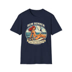 Rum Runner Beach T-Shirt — 'Rum Runner: Salt, Sun & Bad Decisions' Vintage Pinup Tee