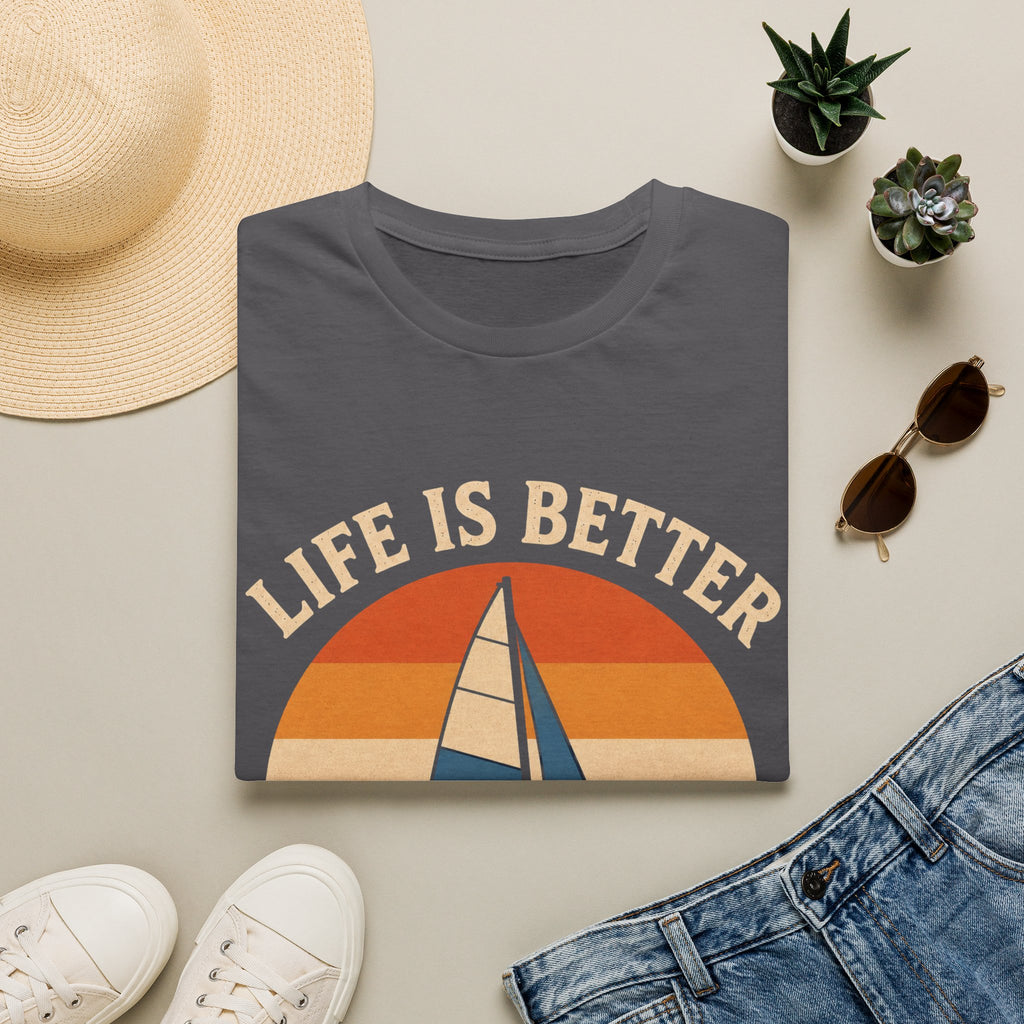 Life Is Better on Two Hulls T-Shirt – Wind and Tide Club