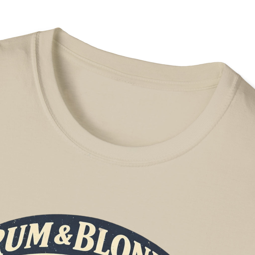 Rum & Blonds Vintage Pinup T-Shirt — 'Good Decisions Not Included' Beach Tee