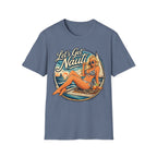Let's Get Nautical T-Shirt – Retro Pinup Beach Sailing Graphic Tee