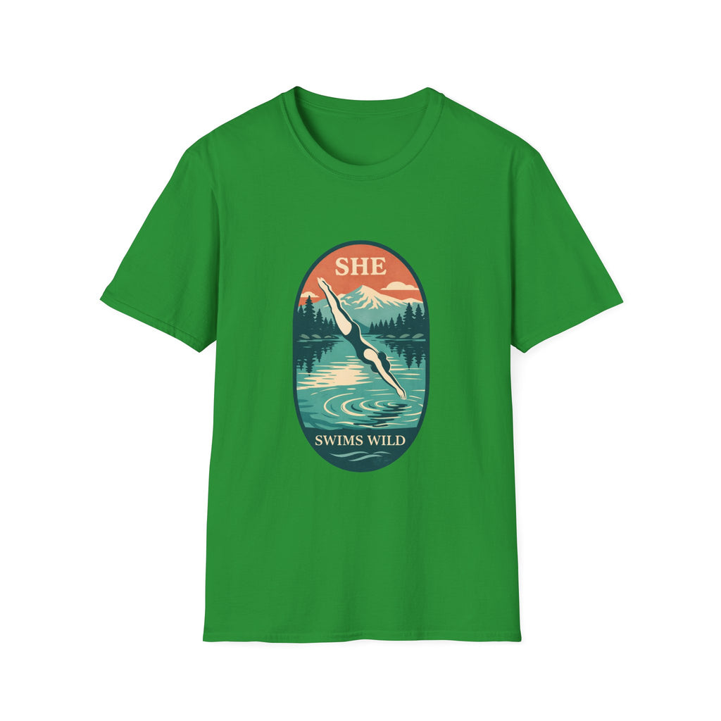 She Swims Wild T-Shirt