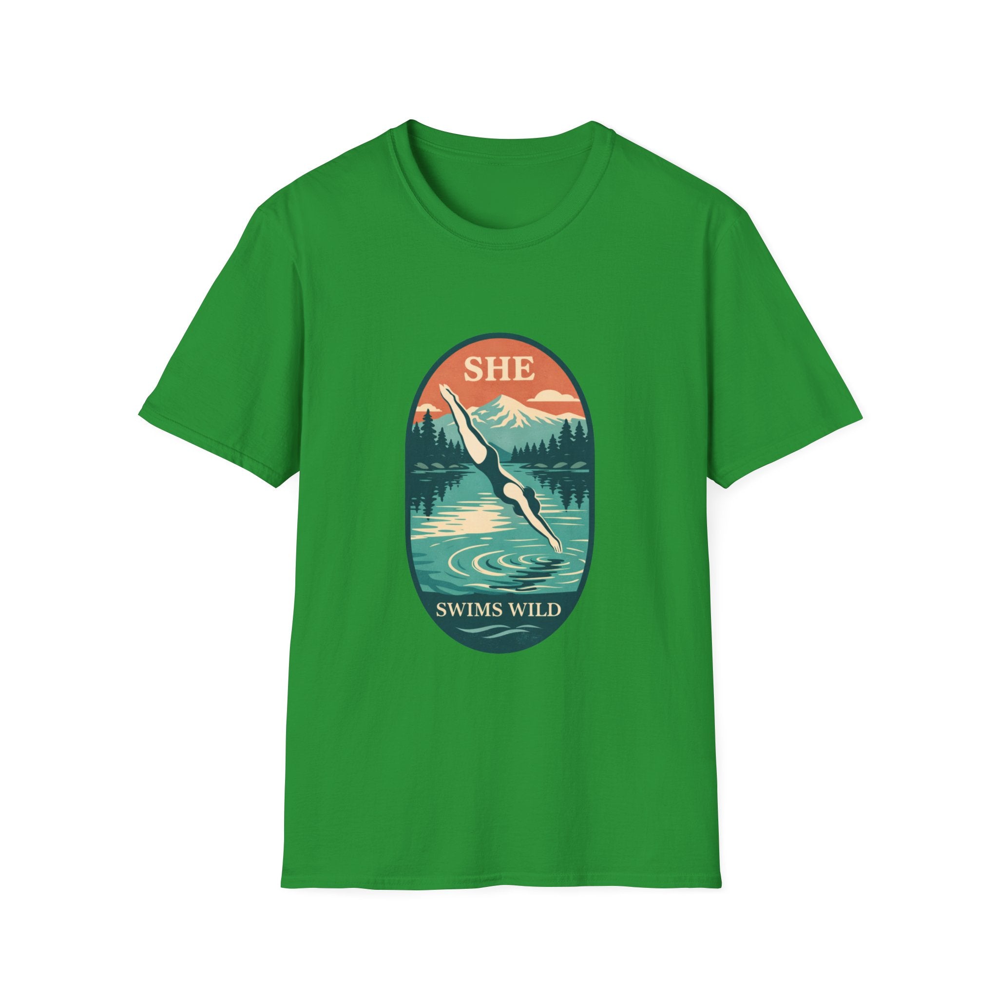 She Swims Wild T-Shirt