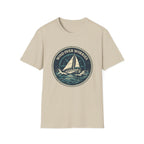 Sailboat Graphic Tee — "Wind Over Worries" Nautical T-Shirt