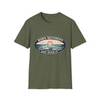 Born Reverent Ocean T-Shirt — "Got Over It" Retro Sunrise Graphic