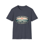 Born Reverent Ocean T-Shirt — "Got Over It" Retro Sunrise Graphic