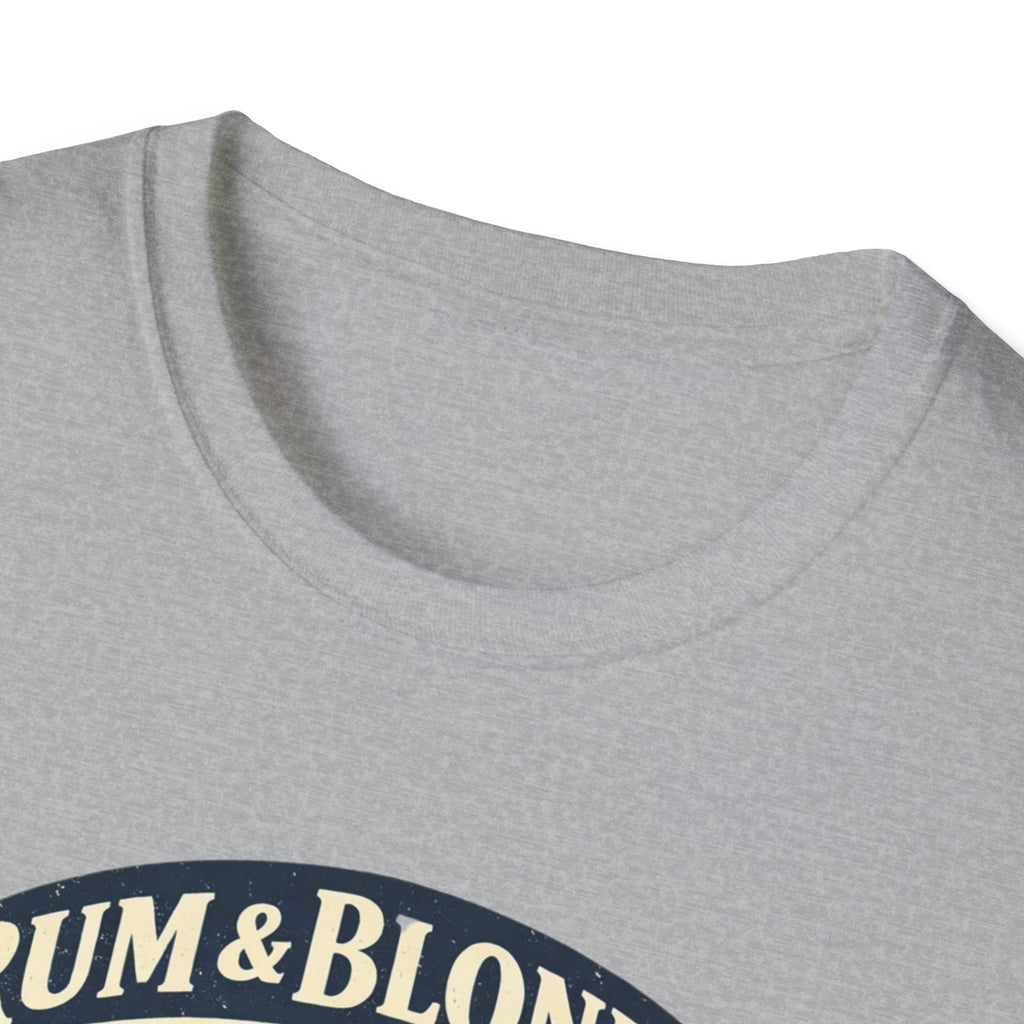 Rum & Blonds Vintage Pinup T-Shirt — 'Good Decisions Not Included' Beach Tee