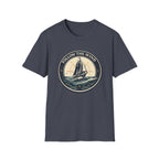 Nautical 'Follow the Wind' Sailboat T-Shirt – Vintage Ocean Crew Tee