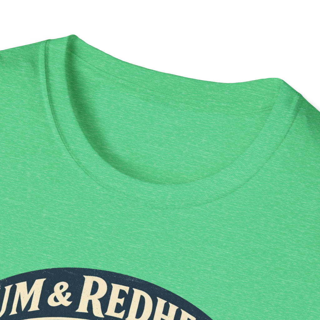 Rum & Redheads Retro Pinup T-Shirt — "Good Decisions Not Included"