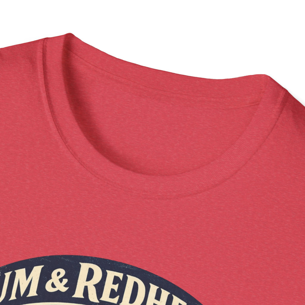 Rum & Redheads Retro Pinup T-Shirt — "Good Decisions Not Included"