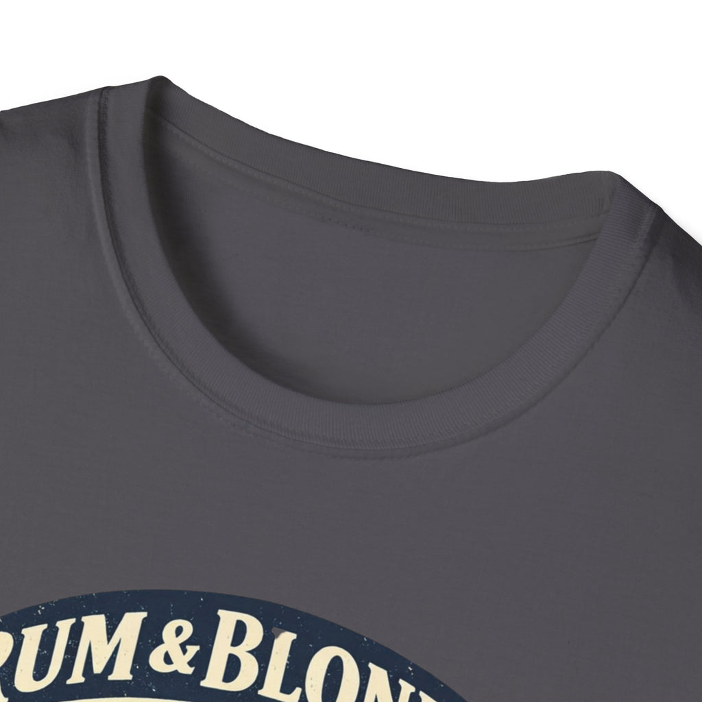 Rum & Blonds Vintage Pinup T-Shirt — 'Good Decisions Not Included' Beach Tee