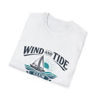 Wind and Tide Club Sailing T-Shirt — Nautical Boat Tee