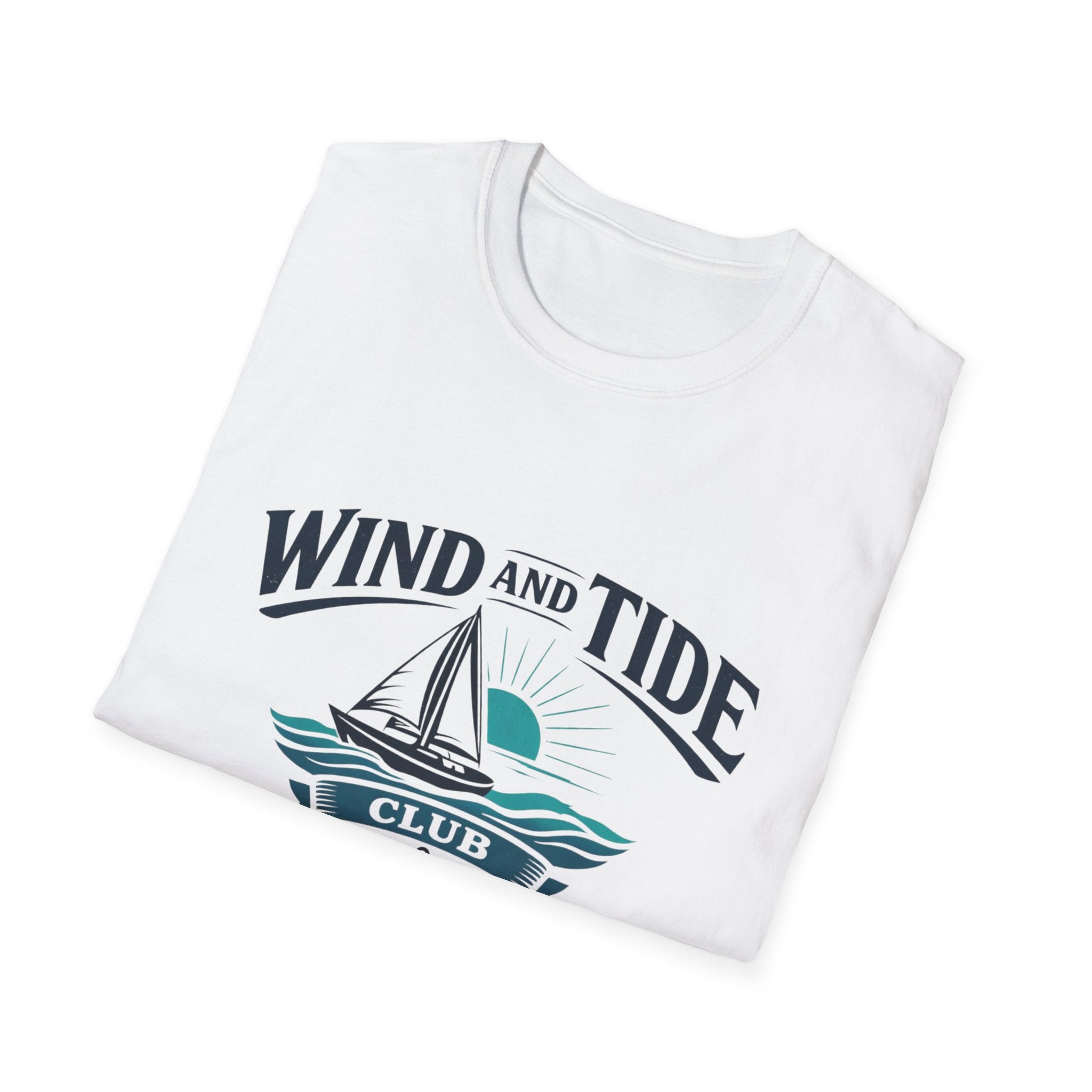 Wind and Tide Club Sailing T-Shirt — Nautical Boat Tee