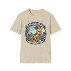 Rum & Redheads Retro Pinup T-Shirt — "Good Decisions Not Included"