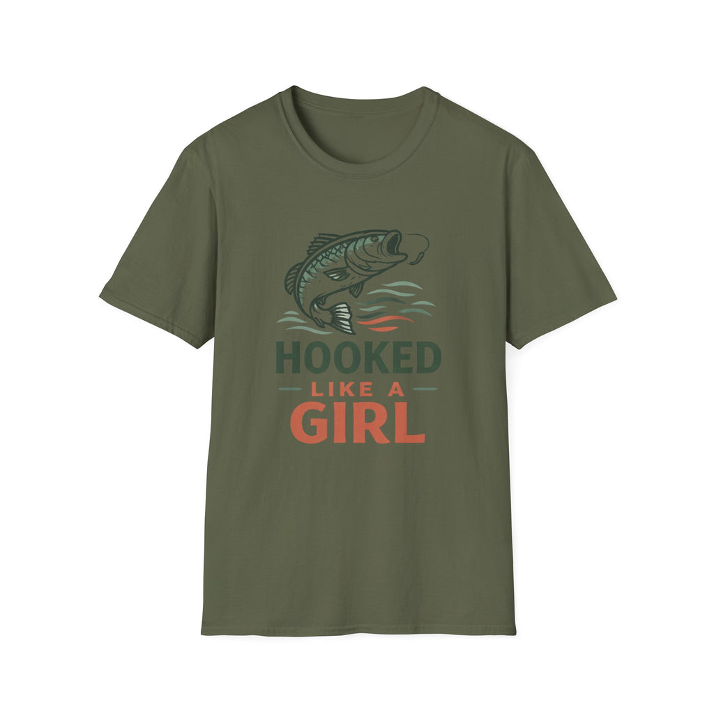 Hooked Like a Girl T-Shirt