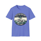 Get Wet Sailing T-Shirt — “F*ck the Forecast” Stormy Boat Graphic Tee
