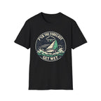 Funny Sailing T-Shirt - "F*ck the Forecast, Get Wet"