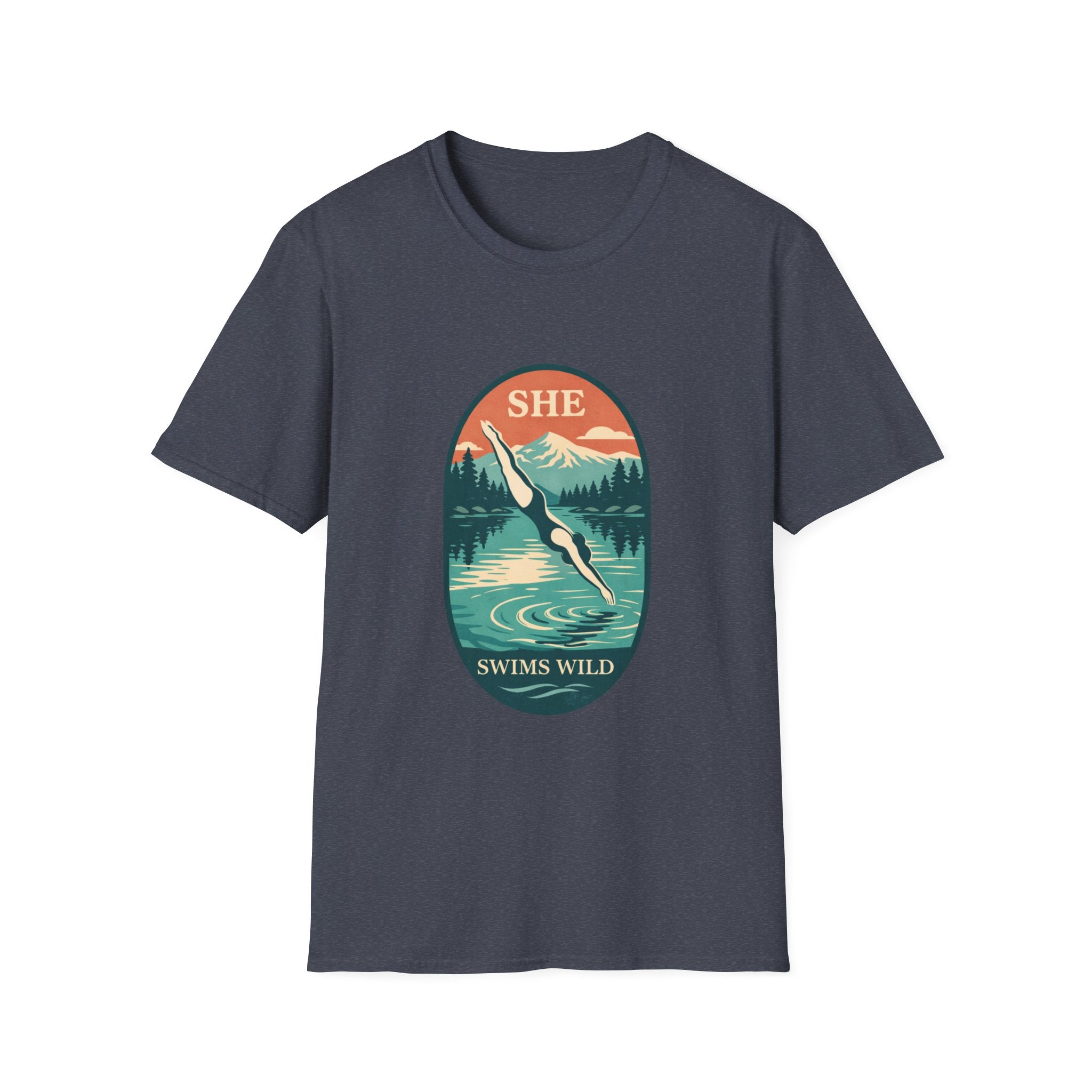 She Swims Wild T-Shirt